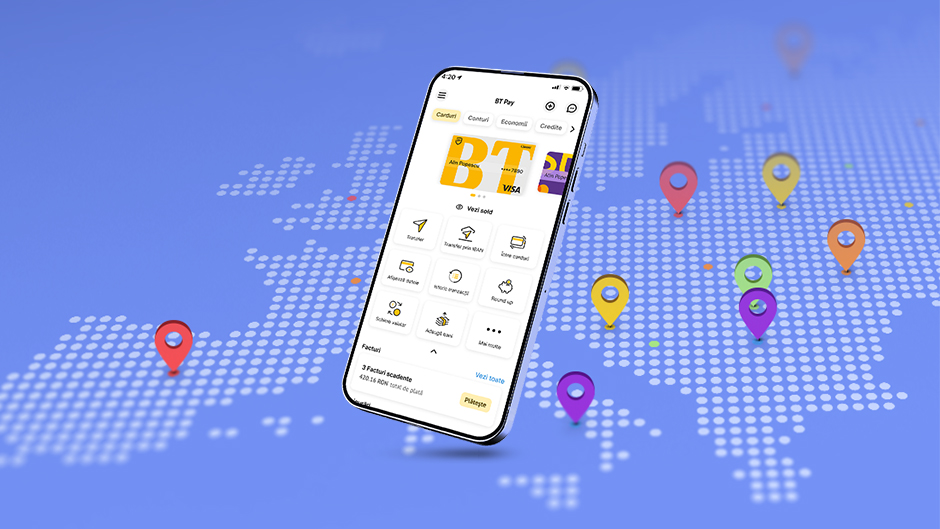 5% pénzvisszatérítés azoknak a külföldön élő román állampolgároknak, akik a BT Pay alkalmazáson keresztül számlát nyitnak a BT-nél.